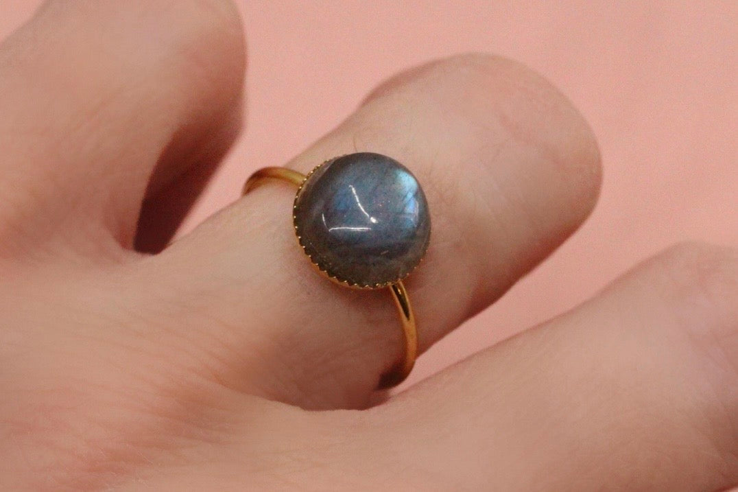 Bague labradorite