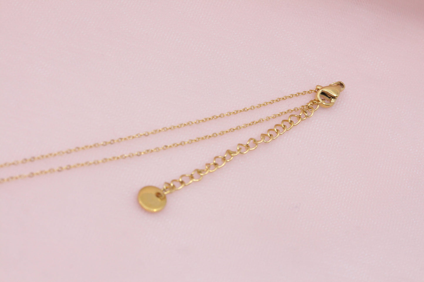 Collier acier inoxydable avec mini pendentif cœur