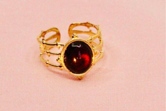Bague grenat