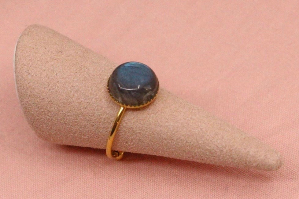 Bague labradorite