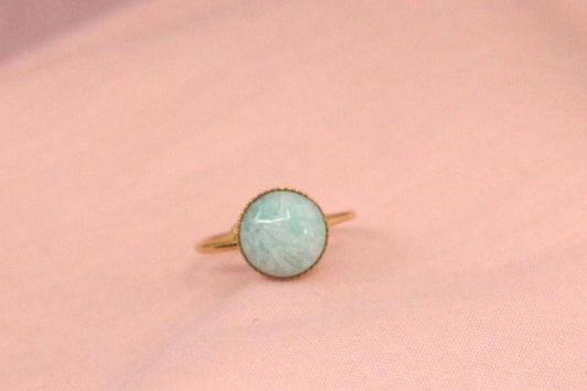 Bague amazonite