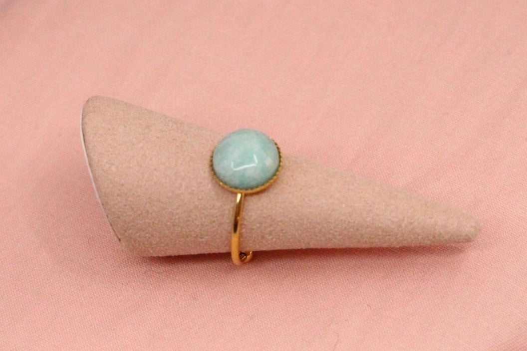 Bague amazonite