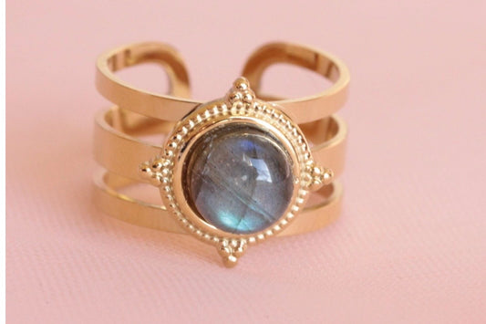 Bague labradorite