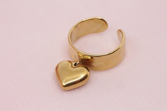 Copy of Openwork mother-of-pearl ring gilded with 24 carat fine gold Lorie