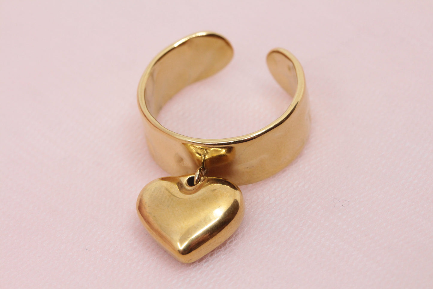 Copy of Openwork mother-of-pearl ring gilded with 24 carat fine gold Lorie